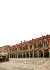 Naklejka premium Prokurative or Republic Square, old building in the city centre of Split, Croatia