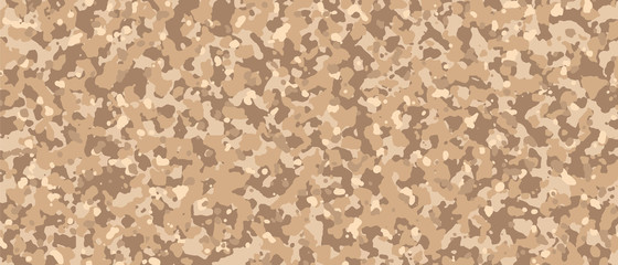 Light brown Camouflage. Desert Camo background, military pattern, army and sport clothing, urban fashion. Vector Format. 21:9 aspect ratio. - obrazy, fototapety, plakaty