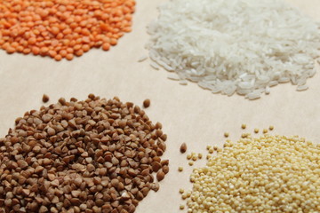different grains