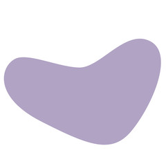 Abstract modern and stylish digital hand drawn cutout shape on the white isolated background. Creative clipart collage decor.