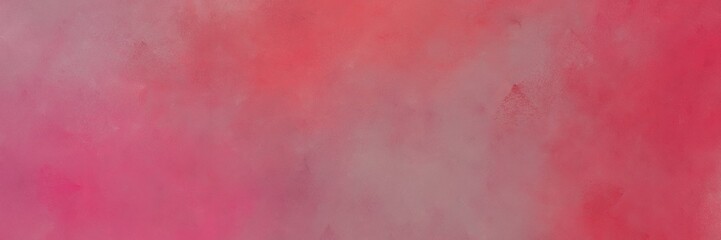 abstract painted art old horizontal design background  with indian red, rosy brown and moderate red color