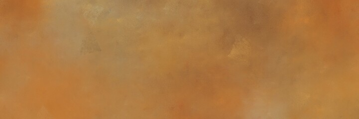 painted antique horizontal design with peru, dark khaki and sienna color
