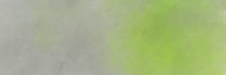 abstract painted art vintage horizontal banner background  with dark sea green, dark gray and dark khaki color