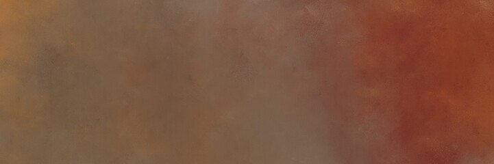 abstract painted art vintage horizontal design with brown, sienna and saddle brown color