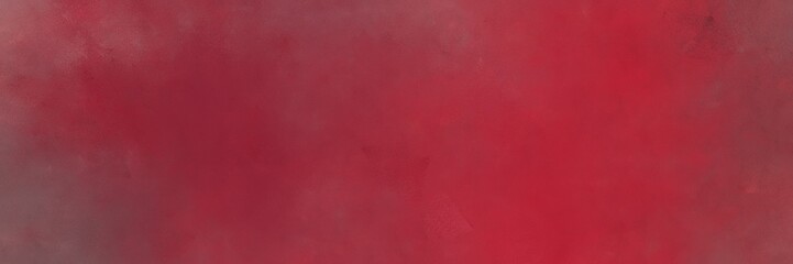 abstract painted art aged horizontal design background  with dark moderate pink, pastel brown and firebrick color