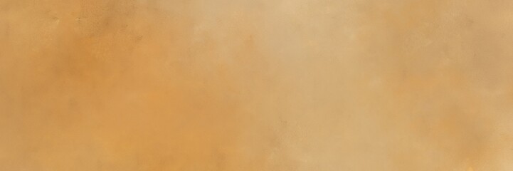 abstract painted art antique horizontal background texture with dark khaki, burly wood and peru color