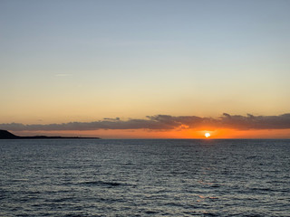 Fototapeta premium sunset over the sea Canaries