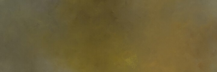 painted grunge horizontal header background  with dark olive green, pastel brown and chocolate color