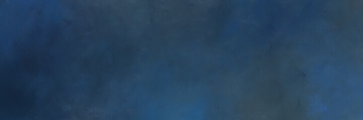 vintage painted art antique horizontal background header with dark slate gray, teal blue and very dark blue color