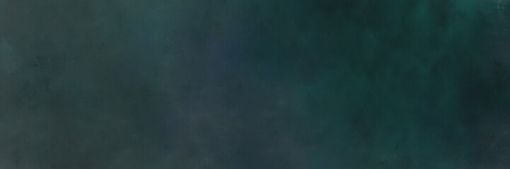 painted grunge horizontal header background  with very dark blue, dark gray and dim gray color