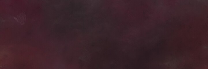 painted aged horizontal background texture with very dark violet, old mauve and rosy brown color