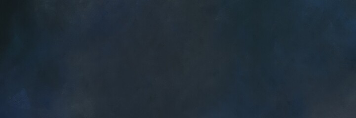 abstract painted art vintage horizontal design background  with very dark blue, very dark green and dark slate gray color