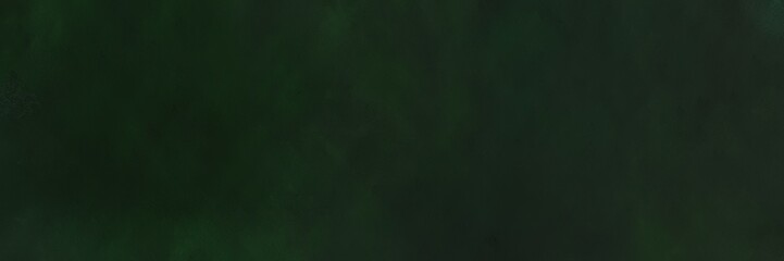 vintage painted art antique horizontal header background  with very dark green, very dark blue and dark slate gray color