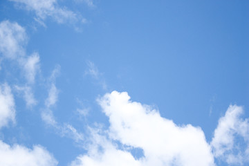 晴天の空と雲