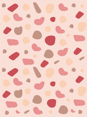 Abstract background, colorful pattern, seamless pattern with brush strokes in pink colors. Abstract patterns for fashion design, branding, web images, packaging, decor, geometric forme collection