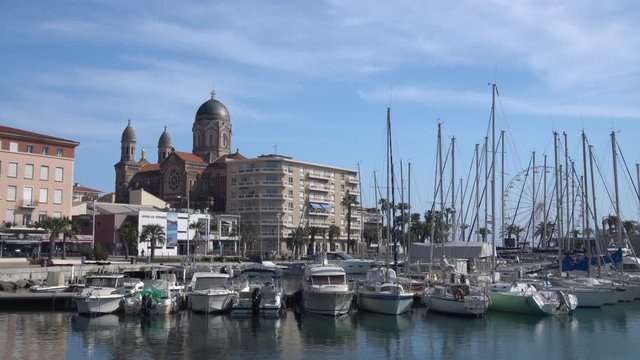 City of Saint Raphael located in Var department on French riviera