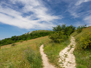 Fototapeta na wymiar Palava Protected Landscape Area, Czech republic, Pavlov Hills