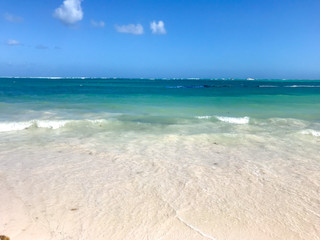 tropical beach in caribbean