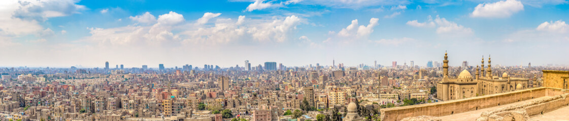 Fototapeta na wymiar Panoramic view of Cairo
