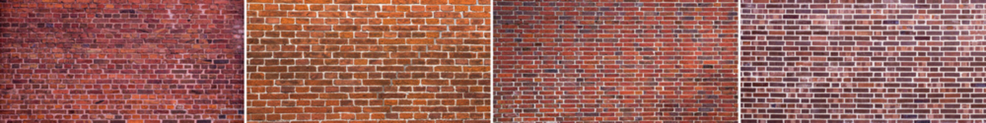 old red brick wall background - texture of brickwall	
