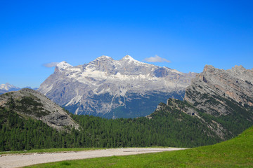 Tofane Gebirgsstock, Provinz Belluno, Cortina d Ampezzo, Dolomiten, Italien, Europa