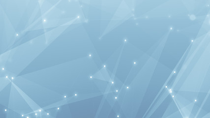 Abstract technology and science polygonal space low poly background Tone blue gray with connecting dots and lines.
