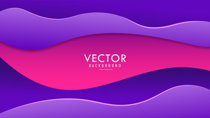 colorful abstract geometric background Wallpaper.Trend Gradient.Fluid, liquid, Wave, Paper cut shapes composition EPS10 Vector Design Graphic Template.