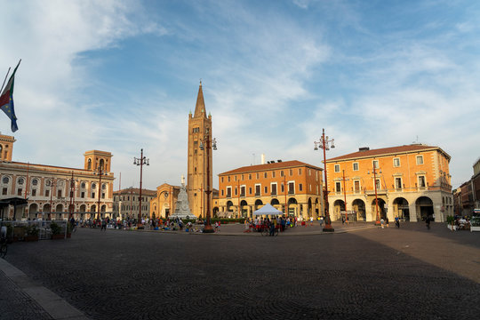 Historic square of Forli, Emilia Romagna