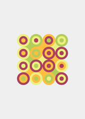 Colour Dots Universe Logo art design illustration