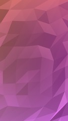 Fototapeta premium Abstract triangle geometrical pink background. Geometric origami style with gradient. 3D illustration