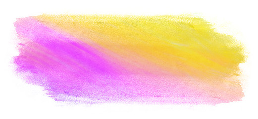 Watercolor stain on a white background. light purple
