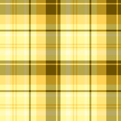 Seamless pattern in autumn yellow colors for plaid, fabric, textile, clothes, tablecloth and other things. Vector image.