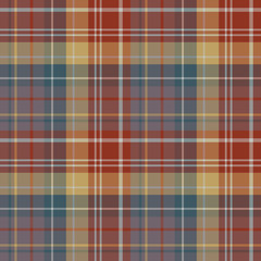 Seamless pattern in dark autumn colors for plaid, fabric, textile, clothes, tablecloth and other things. Vector image.