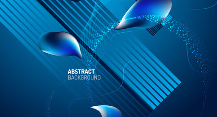 Fluid liquid color gradient background design. Vector illustration