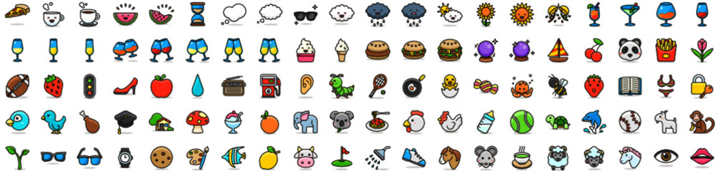 100 More Cute Emojis