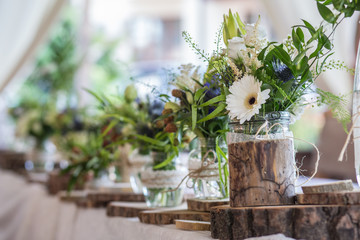 bouquet of flowers in a vase