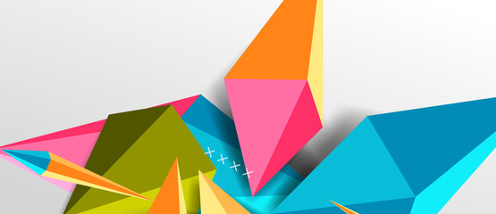 Trendy simple triangle abstract background, dynamic motion concept. Vector Illustration For Wallpaper, Banner, Background, Card, Book Illustration, landing page