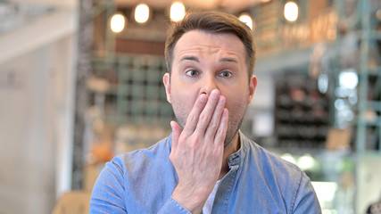 Casual Man Shocked by Tragic Failure