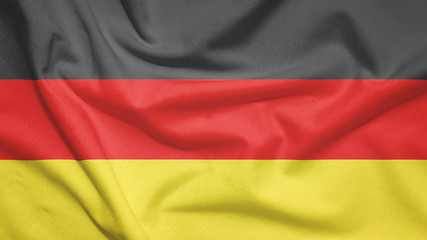 Germany flag with fabric texture