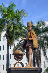 Statue of king philippe two in manila on the spain square