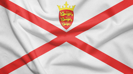 Jersey flag with fabric texture
