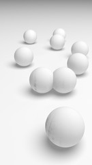 White abstract background. Lowpoly backdrop. Crumpled paper. 3D illustration