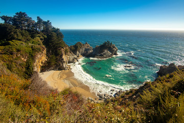 View from Mcway Fall, California.