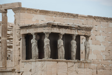 Obraz premium Old excavations in Greece. Closed season 2020. 