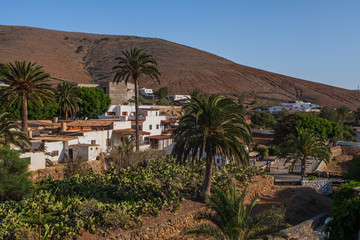 Fototapeta na wymiar Betancuria village on Fuerteventura island in Spain. October 2019