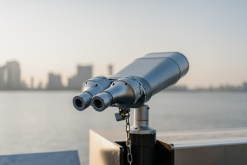 coin operated binoculars