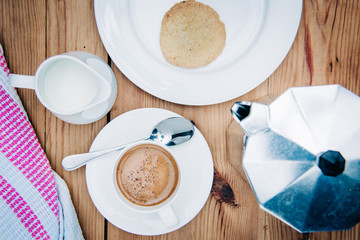 coffee with cream