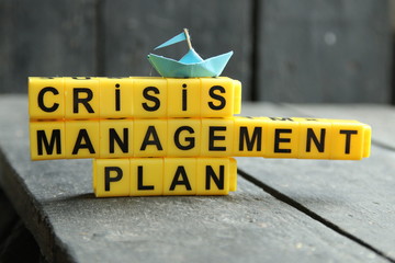 Crisis management plan, creative concept.