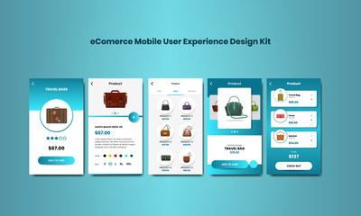 Mobile User Experience Design - eCommerce Kit
