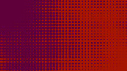 Dots halftone red purple color pattern gradient texture with technology digital background. Dots pop art comics style.